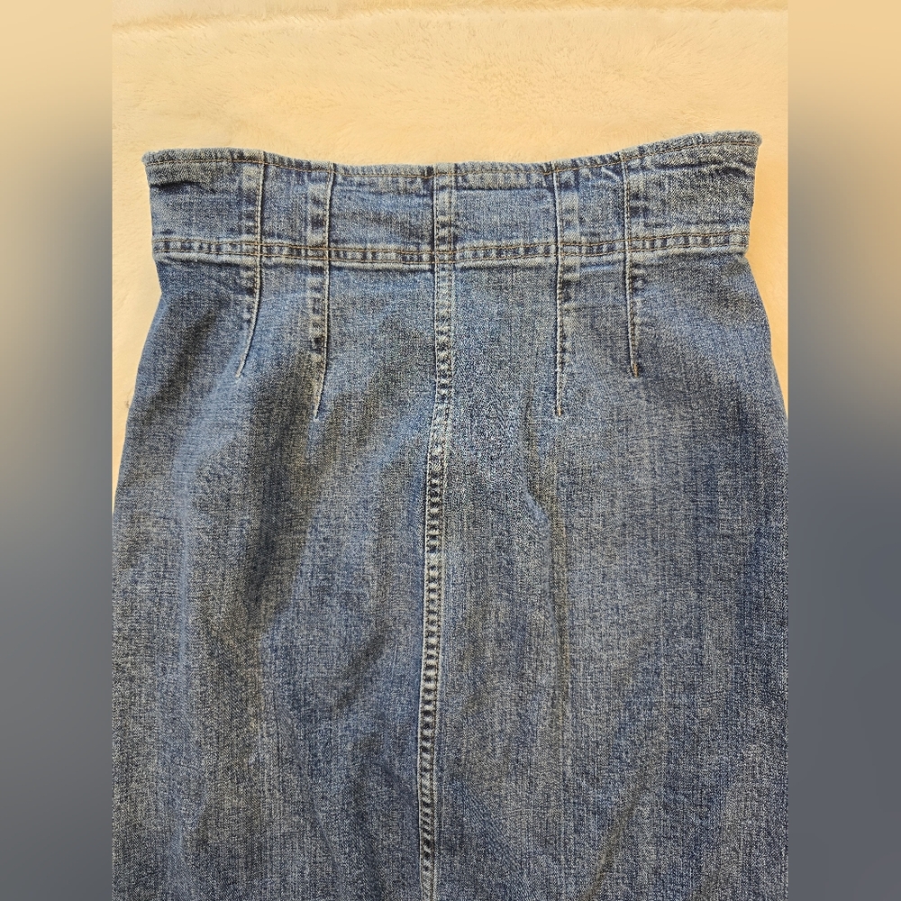 Rebecca Taylor La Vie High Waist Denim Pencil Skirt Size 29 - Picture 7 of 11